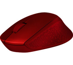 LOGITECH  M320 Wireless Optical Mouse - Red